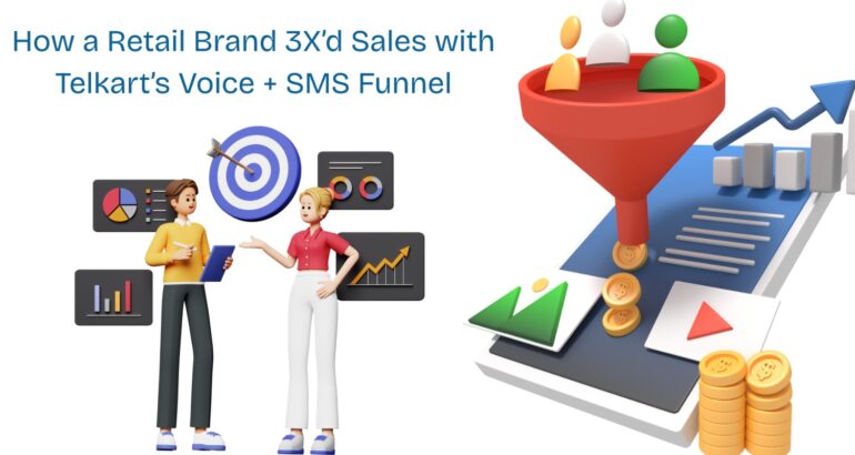 How a Retail Brand 3X’d Sales with Telkart’s Voice + SMS Funnel